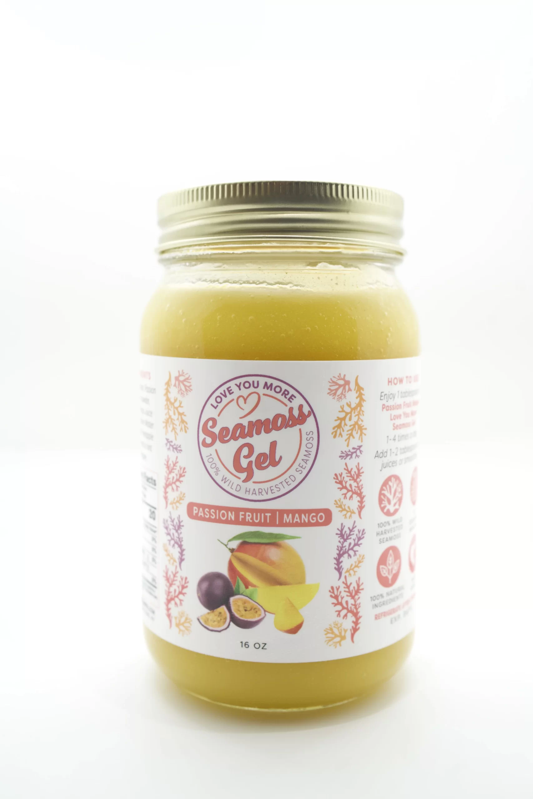 Passion Fruit Mango - Sea Moss Gel