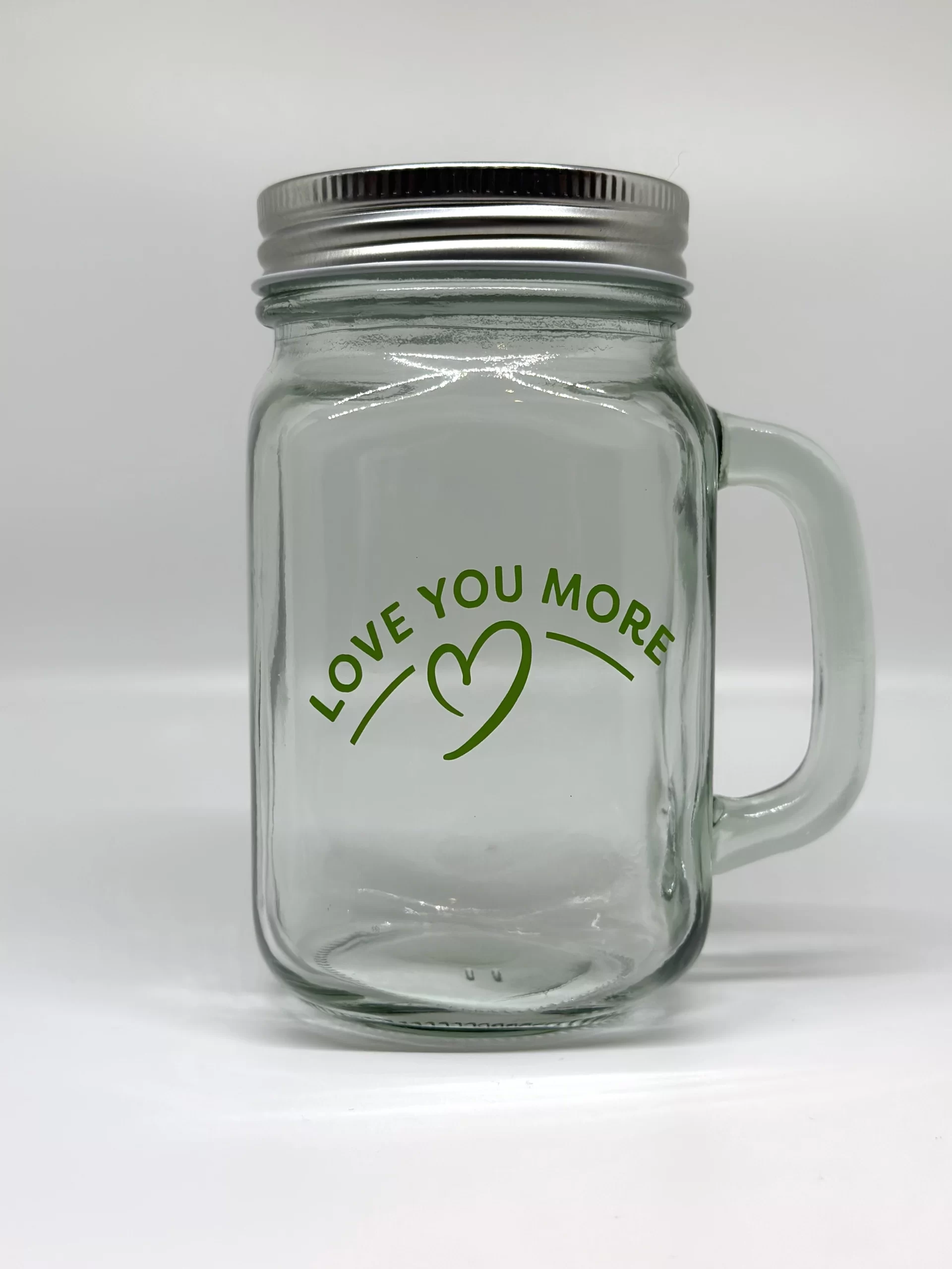 Love You More Mason Jar Mug