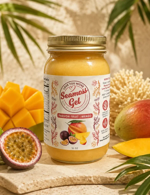 Passion Fruit Mango - Sea Moss Gel